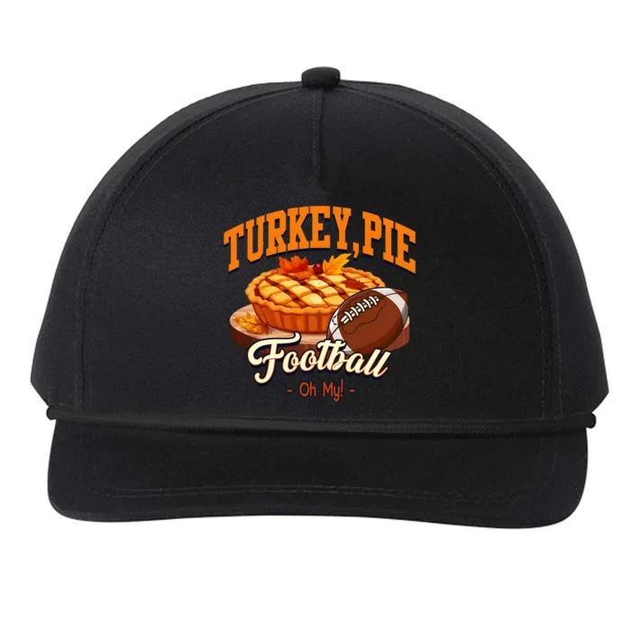 Turkey Pie Football Oh My Snapback Five-Panel Rope Hat