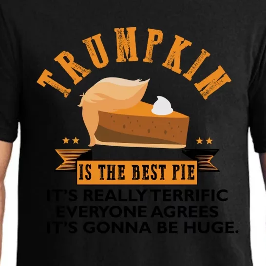 Trumpkin Pie Funny Trump Thanksgiving Gift For Gift Pajama Set