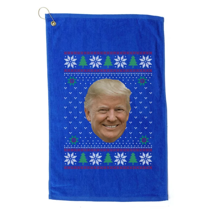 Trump Pajama Funny Gift Ugly Christmas Political Gag Gift Meaningful Gift Platinum Collection Golf Towel