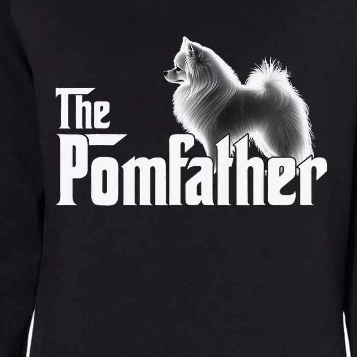 The Pomfather Funny Pomeranian Womens California Wash Sweatshirt