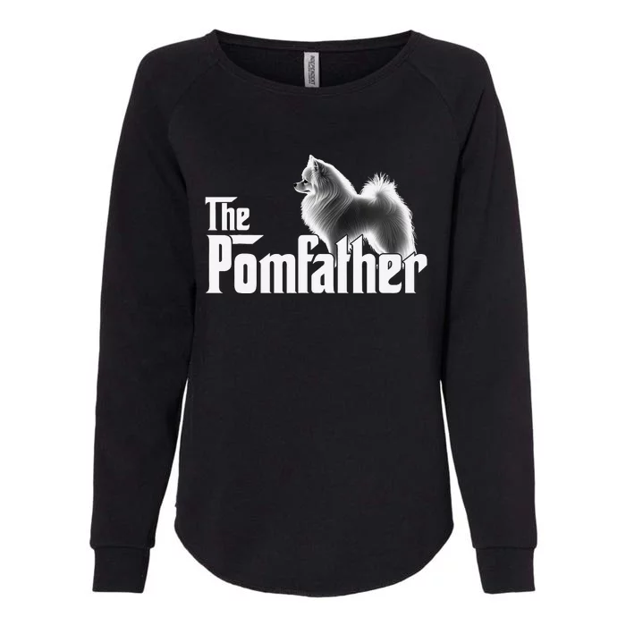 The Pomfather Funny Pomeranian Womens California Wash Sweatshirt