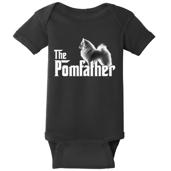 The Pomfather Funny Pomeranian Baby Bodysuit