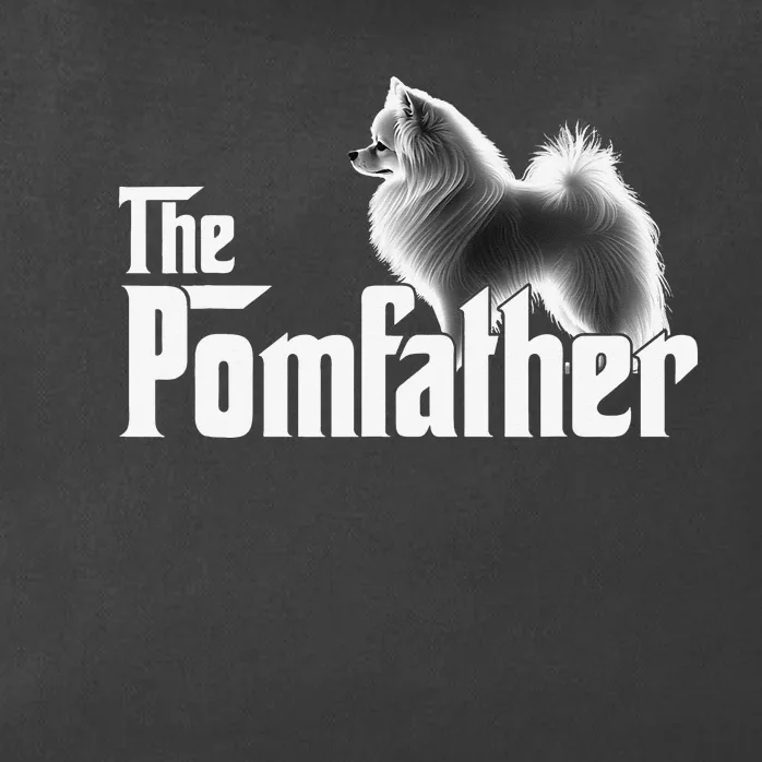 The Pomfather Funny Pomeranian Zip Tote Bag