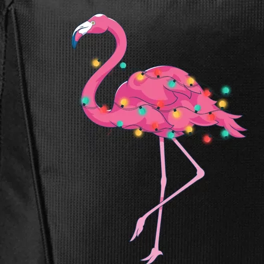 Tropical Pink Flamingo Hawaii Summer Xmas Christmas In July Great Gift City Backpack