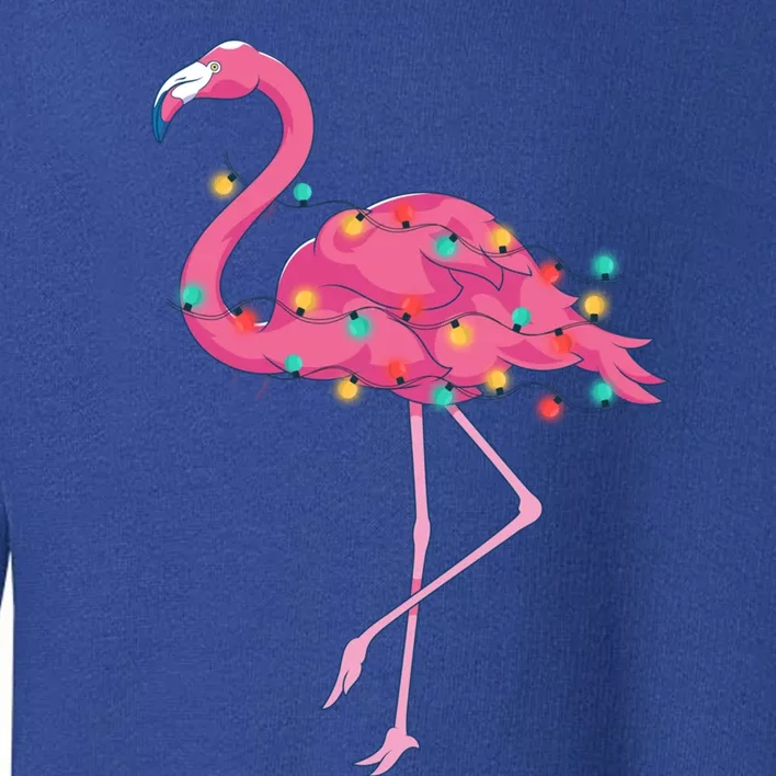 Tropical Pink Flamingo Hawaii Summer Xmas Christmas In July Great Gift Toddler Sweatshirt