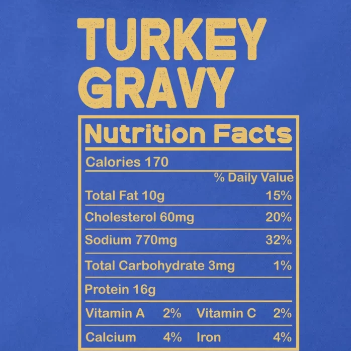 Thanksgiving Pjs For Family Turkey Gravy Nutrition Facts Cute Gift Zip Tote Bag