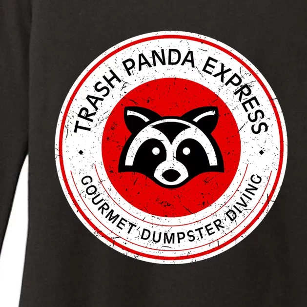 Trash Panda Gourmet Dumpster Diving Express Cool Gift Womens CVC Long Sleeve Shirt