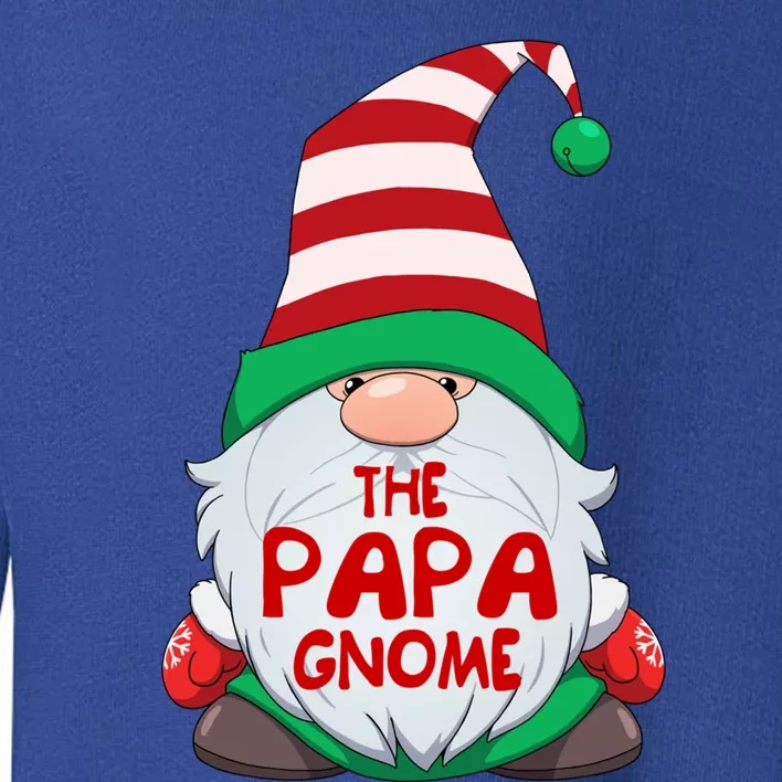 The Papa Gnome Graphic Christmas Matching Family Gift Toddler Sweatshirt