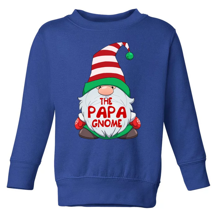 The Papa Gnome Graphic Christmas Matching Family Gift Toddler Sweatshirt