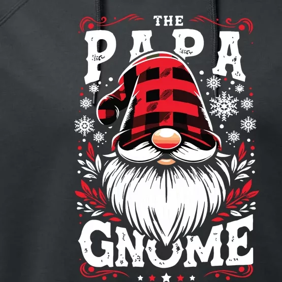 The Papa Gnome Matching Family Christmas Pajama Performance Fleece Hoodie