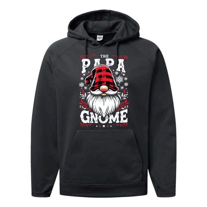 The Papa Gnome Matching Family Christmas Pajama Performance Fleece Hoodie