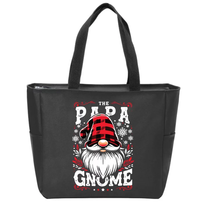 The Papa Gnome Matching Family Christmas Pajama Zip Tote Bag