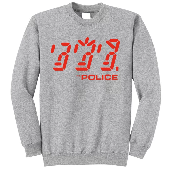 The P.O.L.I.C.E Ghost Icon Rock Music Band Tall Sweatshirt