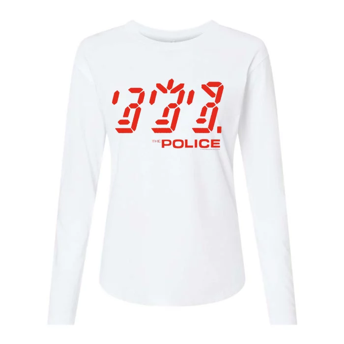 The P.O.L.I.C.E Ghost Icon Rock Music Band Womens Cotton Relaxed Long Sleeve T-Shirt