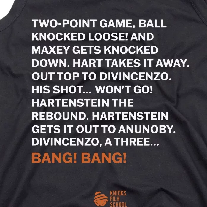 Two Point Game Ball Knocked Loose And Maxey Gets Knocked Down Bang Bang Tank Top