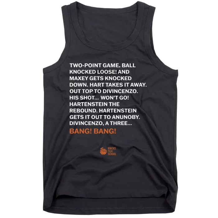 Two Point Game Ball Knocked Loose And Maxey Gets Knocked Down Bang Bang Tank Top