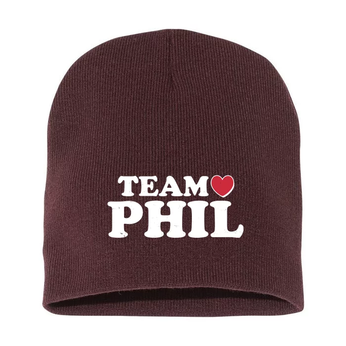 Team Phil Groundhog Day Short Acrylic Beanie