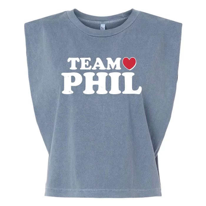 Team Phil Groundhog Day Garment-Dyed Women's Muscle Tee