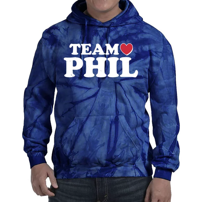 Team Phil Groundhog Day Tie Dye Hoodie