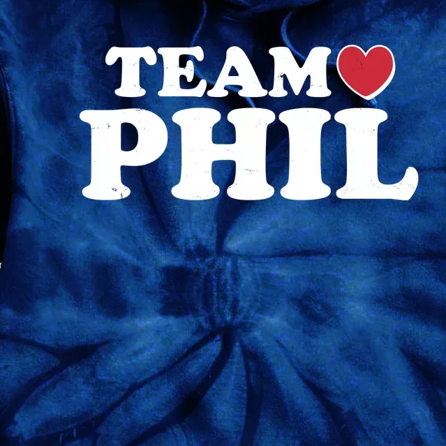 Team Phil Groundhog Day Tie Dye Hoodie