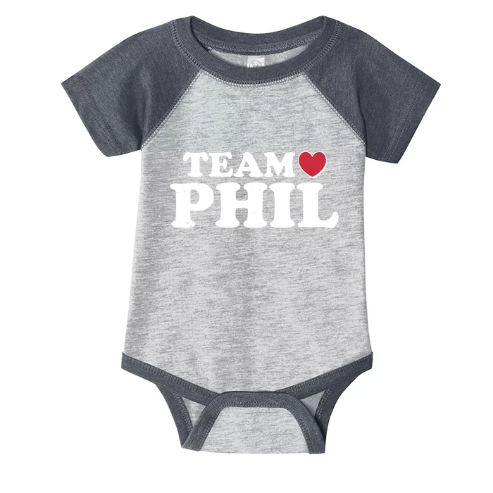 Team Phil Groundhog Day Infant Baby Jersey Bodysuit