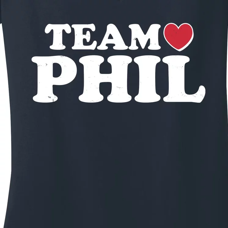 Team Phil Groundhog Day Women's V-Neck T-Shirt