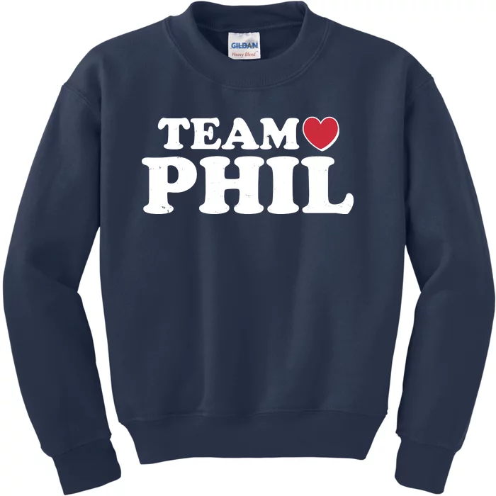 Team Phil Groundhog Day Kids Sweatshirt