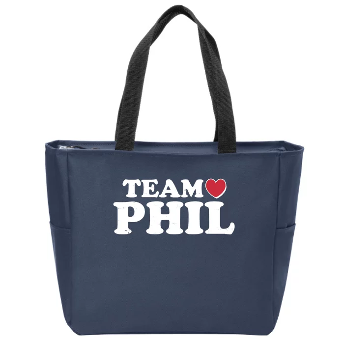 Team Phil Groundhog Day Zip Tote Bag