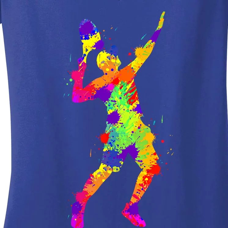 Tennis Player Gift Women's V-Neck T-Shirt