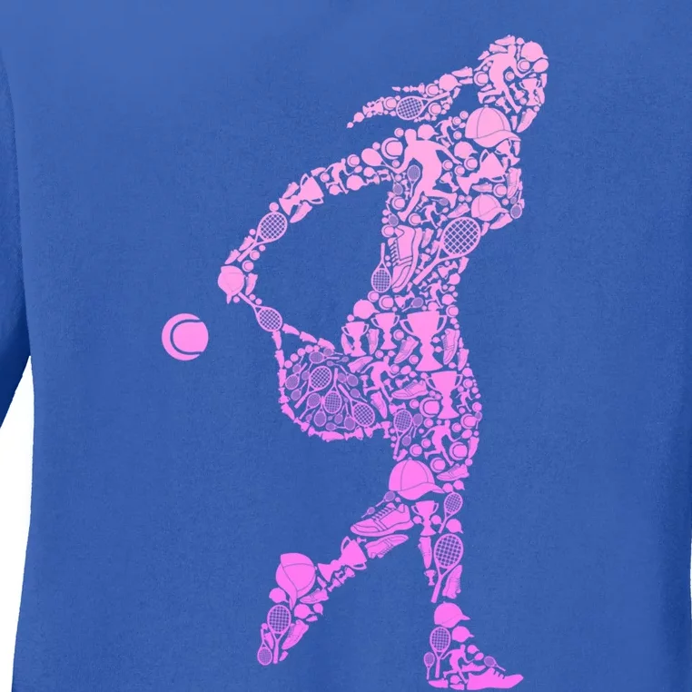 Tennis Player Gift Ladies Long Sleeve Shirt