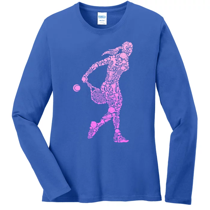 Tennis Player Gift Ladies Long Sleeve Shirt