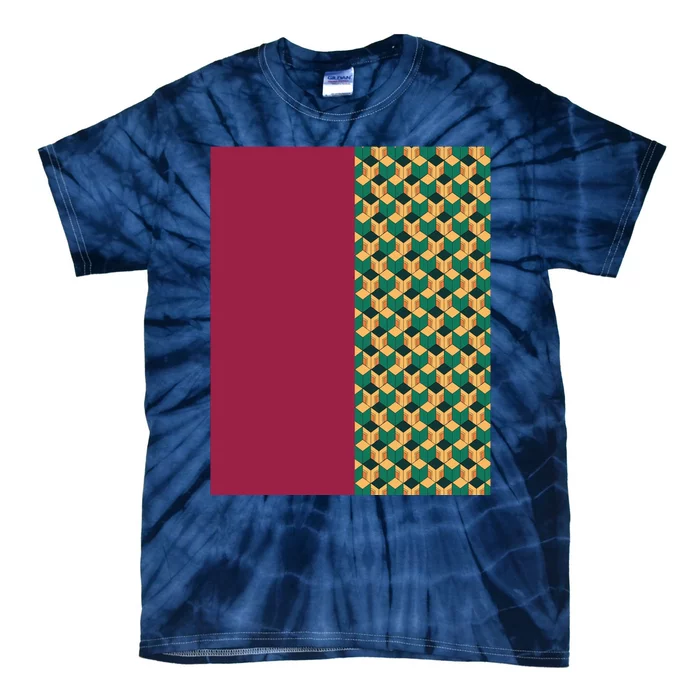 Tomioka Pattern Graphic Tie-Dye T-Shirt