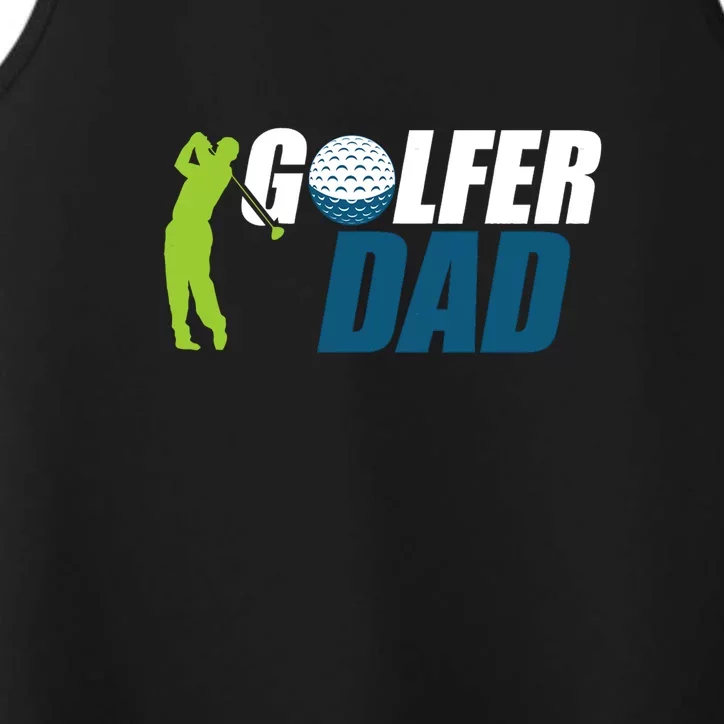 The Perfect Gift Funny Golf Golfer Dad Gift For Dad Father's Day Performance Tank