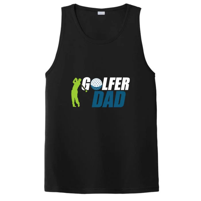 The Perfect Gift Funny Golf Golfer Dad Gift For Dad Father's Day Performance Tank