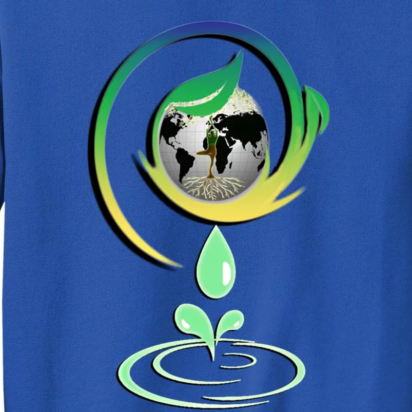 Tree Planting Graphic World Save Our Environt And Planet Gift Tall Sweatshirt