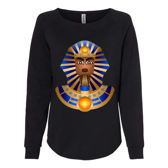 Tutankhamun Pharaoh Gold Death Mask Busgift King Tut Gift Womens California Wash Sweatshirt