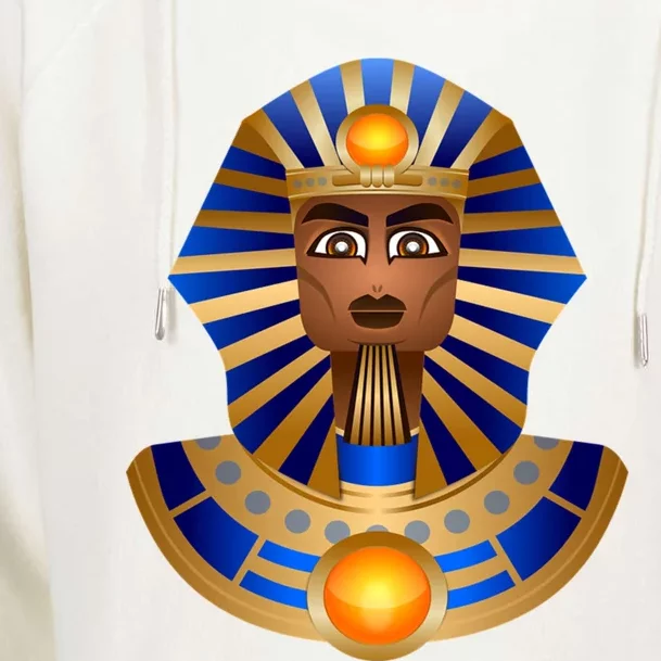 Tutankhamun Pharaoh Gold Death Mask Busgift King Tut Gift Womens Funnel Neck Pullover Hood