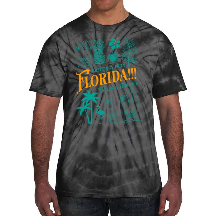 Tortured Poets Greetings From Florida Ttpd Tie-Dye T-Shirt