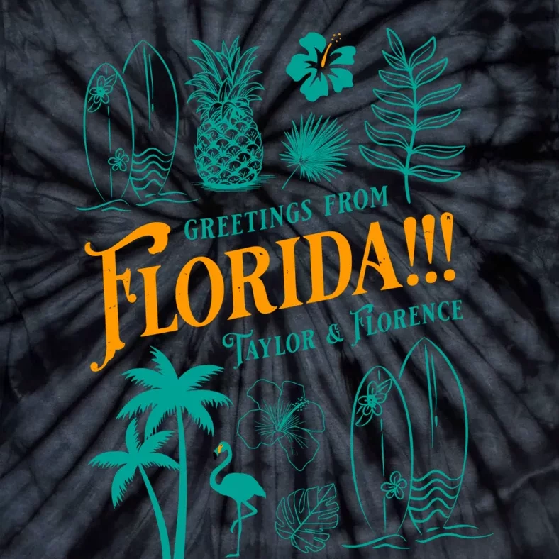 Tortured Poets Greetings From Florida Ttpd Tie-Dye T-Shirt