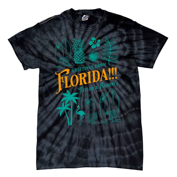 Tortured Poets Greetings From Florida Ttpd Tie-Dye T-Shirt