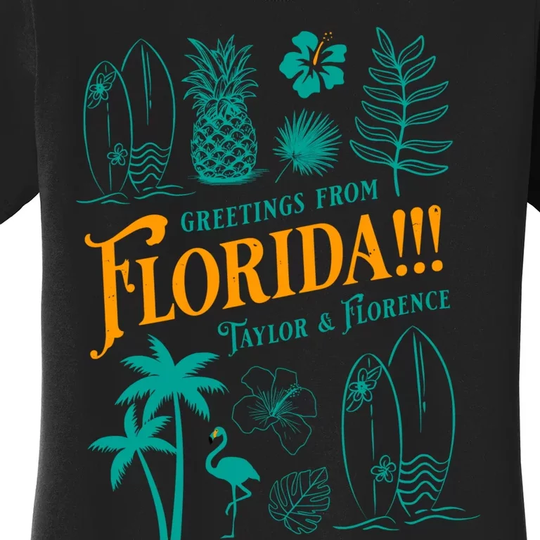 Tortured Poets Greetings From Florida Ttpd Women's T-Shirt