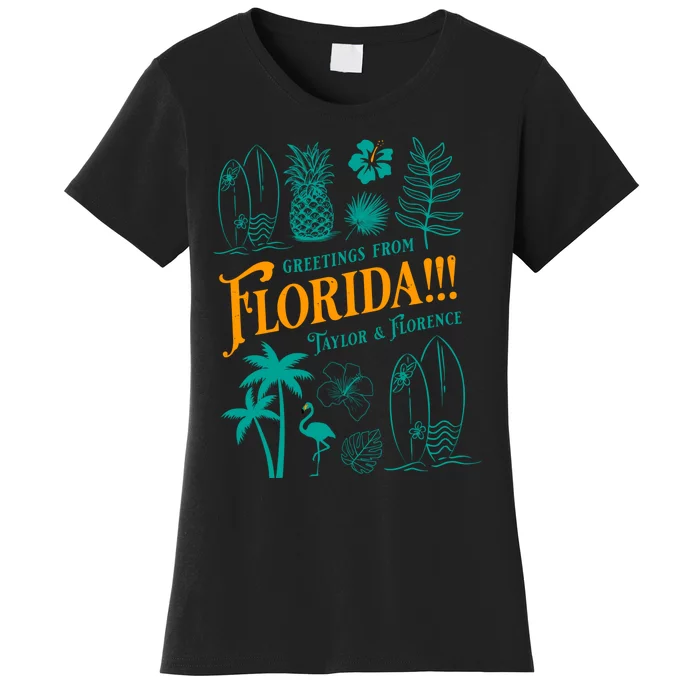 Tortured Poets Greetings From Florida Ttpd Women's T-Shirt