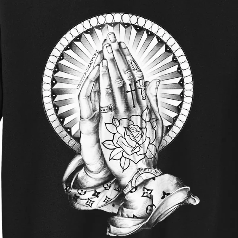 Tattoo Praying Hands Sweatshirt