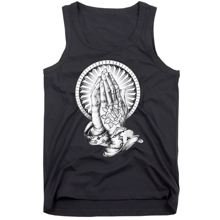 Tattoo Praying Hands Tank Top