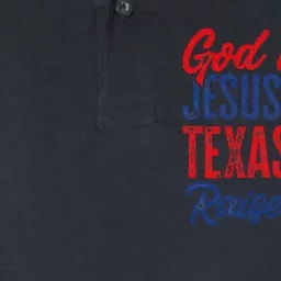 Texas Pride Home God Made Jesus Saved Texas Raised Softstyle Adult Sport Polo