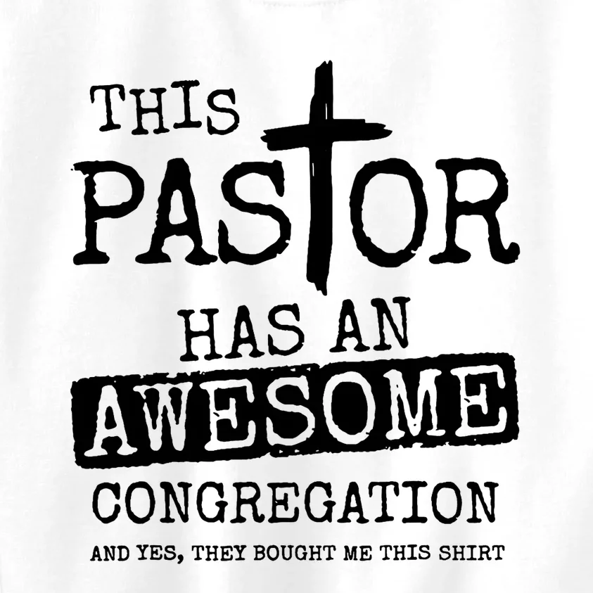 This Pastor Has An Awesome Congregation Kids Sweatshirt