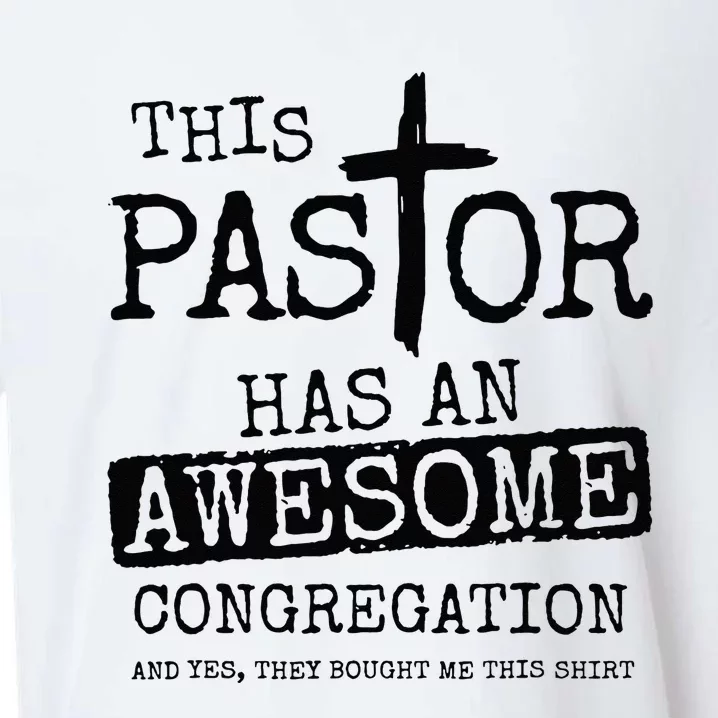 This Pastor Has An Awesome Congregation Sueded Cloud Jersey T-Shirt