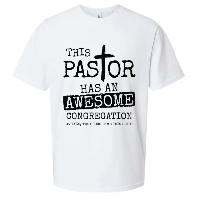 This Pastor Has An Awesome Congregation Sueded Cloud Jersey T-Shirt