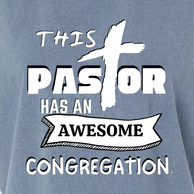 THIS PASTOR HAS AN AWESOME CONGREGATION Pastor Gift Garment-Dyed Women's Muscle Tee