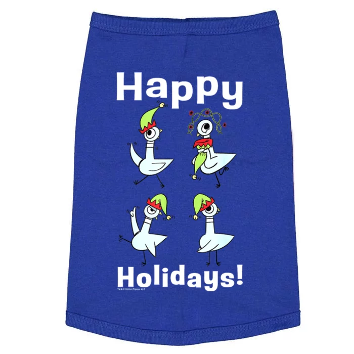 The Pigeon Happy Holidays Christmas Pigeon Doggie Tank